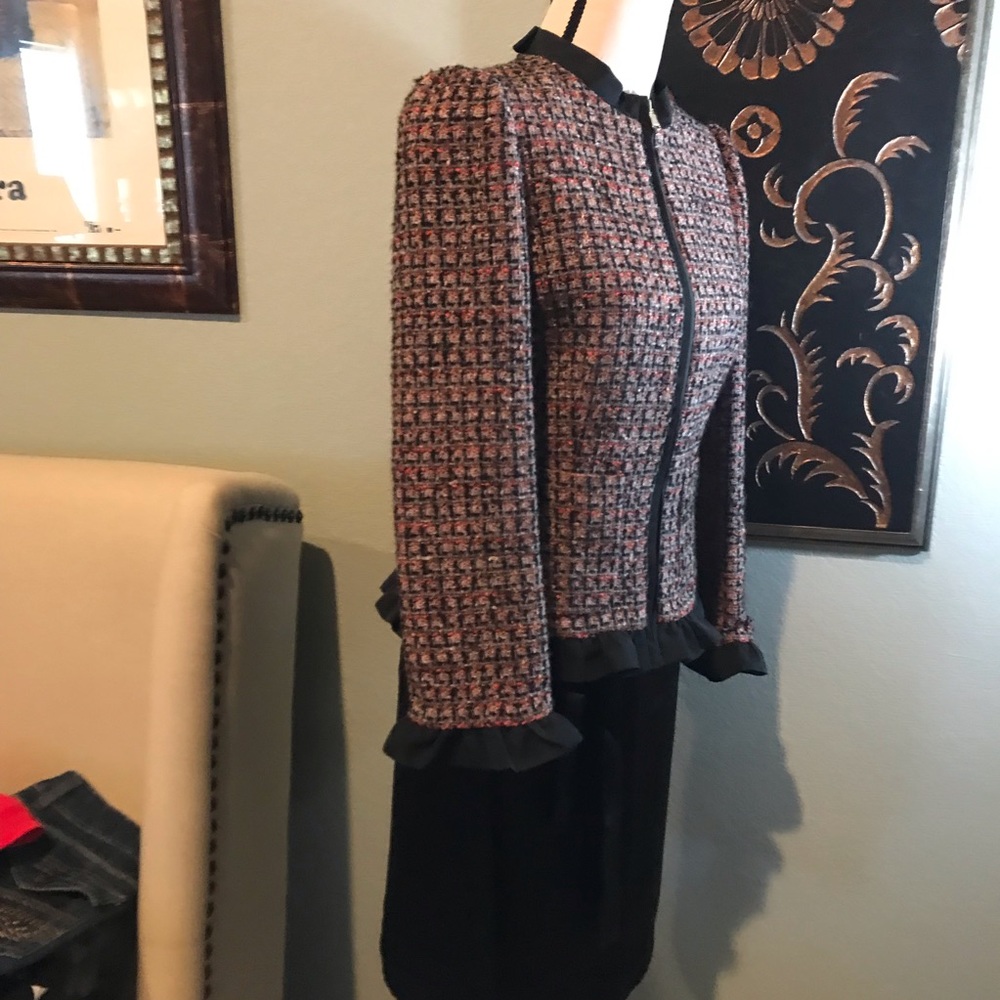 Authentic 💖Valentino zip front tweed jacket💗💗💗